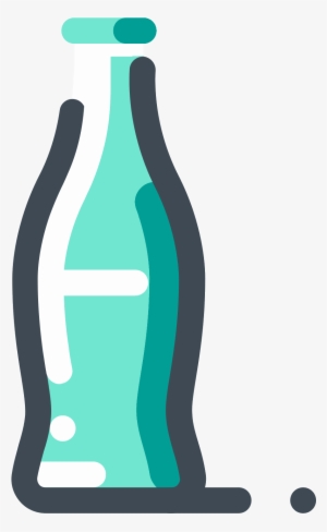 Soda Bottle Icon - Sodas Blanco Y Negro Png