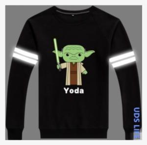 Star Wars Yoda Reflective Light Thick Sweatshirt