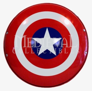 Hand Crafted Steel Captain America Shield Full Size - Steel Captain America Shield