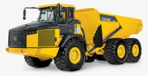 Studio View Of The 460e Articulated Dump Truck - John Deere Articulated Dump Truck