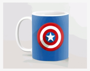 Captain-america Logo Printed Mug - Fidget Spinner