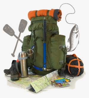 Hiking - Camping Backpack Png