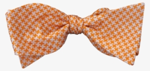 Clemson Orange Houndstooth Bow Tie - Paisley