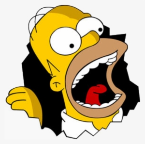 Eating Transparent Background - Simpsons Png
