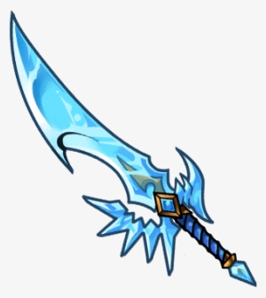 Gear-icicle Blade Render - Unison League Ice Sword