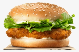 Crispy Chicken Burger - Chicken Patty Burger King