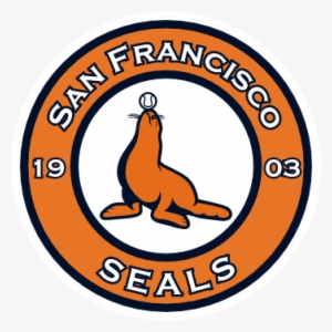 In The Shadow Of Giants - San Francisco Seals Baseball Logo