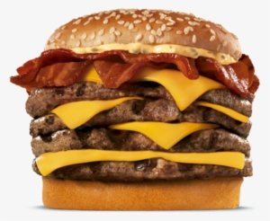 Though I Do Miss The Quad Stacker From Burger King, - Burger King Triple Bacon