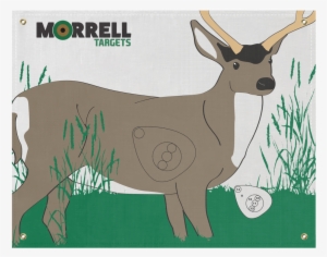Mule Deer Polypropylene Archery Target Face - Deer Archery Target