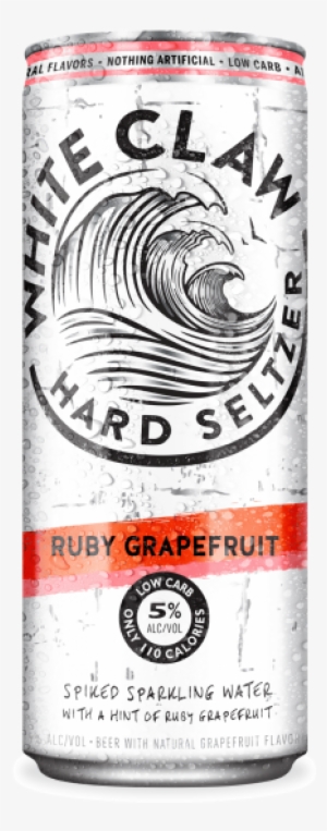 White Claw Hard Seltzer Ruby Grapefruit - White Claw Ruby Grapefruit Hard Seltzer - 12 Fl Oz