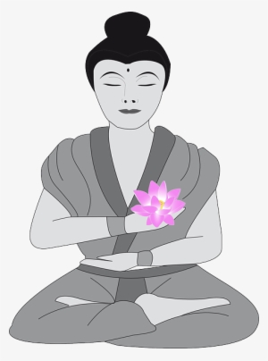 buddha, woman, buddhist, female, meditate, meditation - bouddha clipart