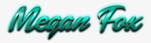Megan Fox Beautiful Letter Png Name - Graphics