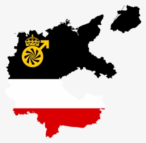 Flag Map Of German Mse - Germany Map .png