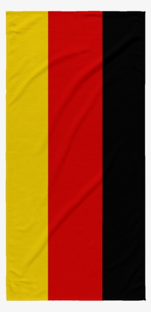 German Flag Beach Towel