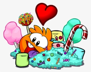 Sweet Party Orange Puffle - Wiki