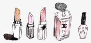 Chanel Cosmetics Drawing Concealer Perfume - Cartoon Chanel Perfume