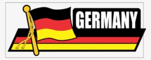 Germany Flag Car Sidekick Decal - Flag Car Auto Sidekick Trunk Bumper Fender Window Decals