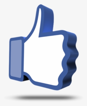 Like Us On Facebook Facebook Like Transparent - Icon Like 3d Png