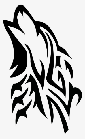 Howling Wolf Vector By Souklin-d83ulgq - Tribal Wolf Howling Transparent