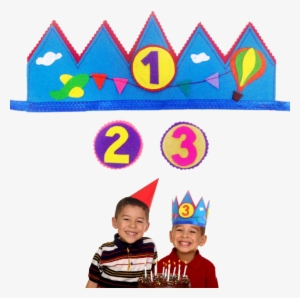 Felt Sky Show Personalised Birthday Crown With Interchangeable - Shapes Do You See? [book]