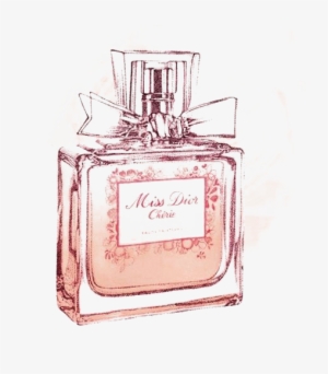 28 Collection Of Miss Dior Perfume Drawing - Perfume Drawings