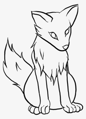 Wolf Clipart Easy - Wolf Pup Drawing Easy
