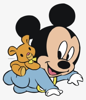 Baby Mickey Bear Clipart Png - Mickey Mouse Baby Png