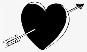 Free Library Arrow With Heart Clipart - Heart Clipart With Arow