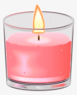 Candle In Cup Png Clip Art - Candle In A Glass Clipart