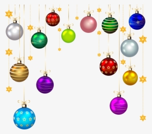 Balls Christmas Ornaments Clip Art Transparent