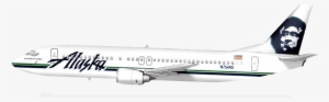 Alaska Airlines - Alaska Airlines Plane Transparent Background