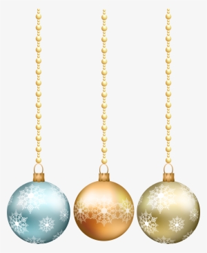 Hanging Christmas Ornament Png Png Black And White
