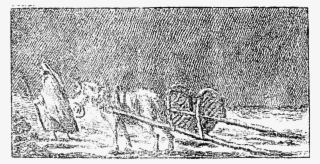 Peat Cart Burts Letters - Drawing