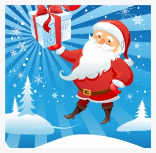Background Santa Claus Vector Format Cdr, Ai, Eps - Christmas Day