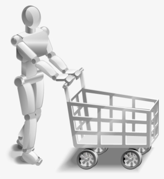 Ai Shopping Cart - Robot Shopping Png