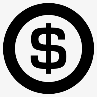 Dollar Coin Symbol Comments - Copyleft Logo Png