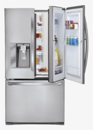 Refrigerator Png Background Image - 3 Doors Refrigerator