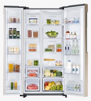 Samsung 674 L Frost Free Side By Side Refrigerator - Samsung Rs62k60a7sl Ss Side By Side Fridge Net 620l