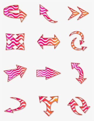 Arrow Element Icon Colorful Linear Png And Vector Image