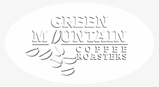 Green Mountain Coffee Roasters Logo Black And White - Calligraphy