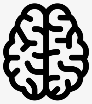Brain - White Brain Icon Transparent Background