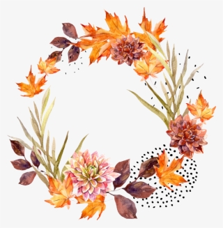 Welcome Fall In All Your Glory - Free Fall Leaves Watercolor Background