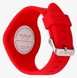 Splash Neon Red Ladies Watch - Belt