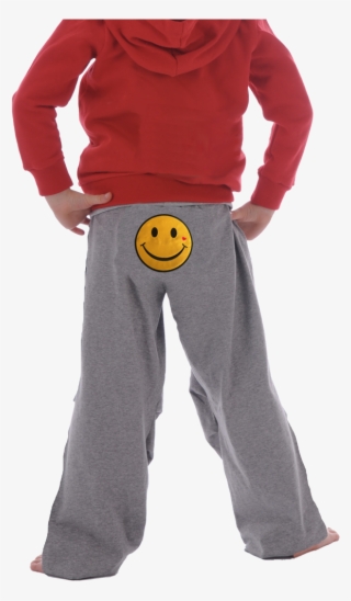 Smiley Kids Pant, Long With Smiley On The Botty ♥ - Smiley