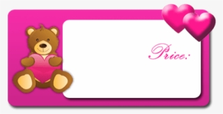 Free Png Best Stock Photos Valentine Frame Pink Bear - Bear Cartoon