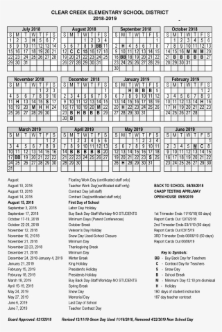 Calendar 2018-2019 - Document