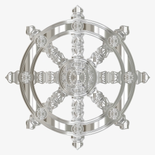 Ornate, Decorative, Dharma, Wheel, Buddhism, Buddha - Clip Art Dharmachakra