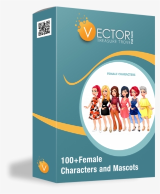 Download 100 Female Characters And Mascots Here - Flyer