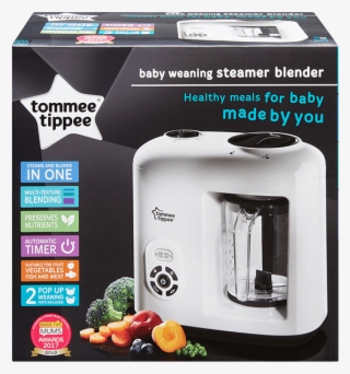 Baby Food Steamer Blender Tommee Tippee Packaging Shot - Tommee Tippee Baby Food Steamer Blender