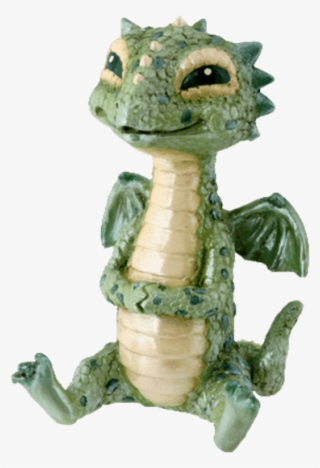 Green Baby Dragon Statue - Baby Dragons Statues
